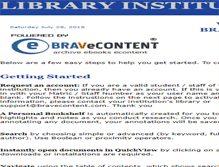 Tablet Screenshot of library.bravecontent.com